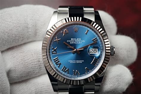 rolex datejust 31mm roman blue dial|rolex datejust 41 roman numerals.